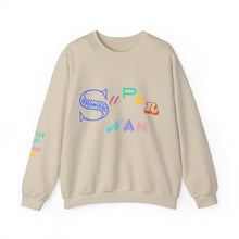 Load image into Gallery viewer, Super Nan Sweatshirt with Personalised Names on the Arm
