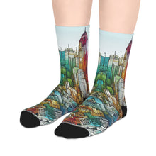 Load image into Gallery viewer, The City Scape Mid-length Socks
