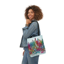 Load image into Gallery viewer, Colourful City Scape Canvas Tote Bag, 5-Color Straps
