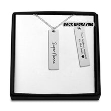 Load image into Gallery viewer, Super Nanna Vertical Bar Necklace
