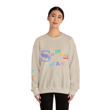 Load image into Gallery viewer, Super Nan Sweatshirt with Personalised Names on the Arm
