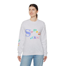 Load image into Gallery viewer, Super Nan Sweatshirt with Personalised Names on the Arm
