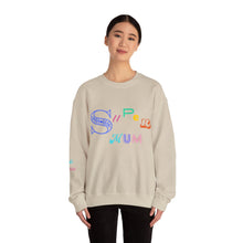 Load image into Gallery viewer, Super Mum Sweatshirt with Personalised Names on the Arm
