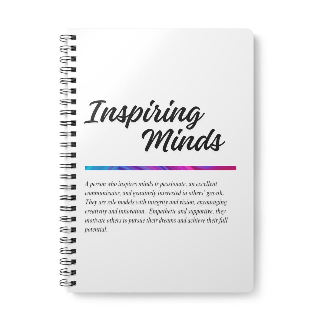 Inspiring Minds Wirobound Softcover Notebook, A5