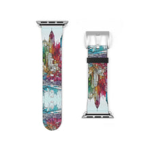 Load image into Gallery viewer, Colourful City Scape Watch Band
