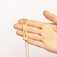 Load image into Gallery viewer, Super Mum Vertical Bar Necklace
