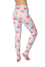 Load image into Gallery viewer, Flamingo Flexi Yoga Leggings
