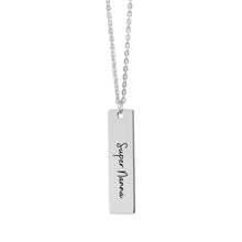 Load image into Gallery viewer, Super Nanna Vertical Bar Necklace
