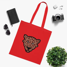 Load image into Gallery viewer, Leopard Face It Tote Bag
